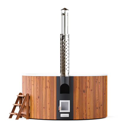 Polar Spa Elite 220 Wood Fired 35kW Stove 6-8 Person Hot Tub