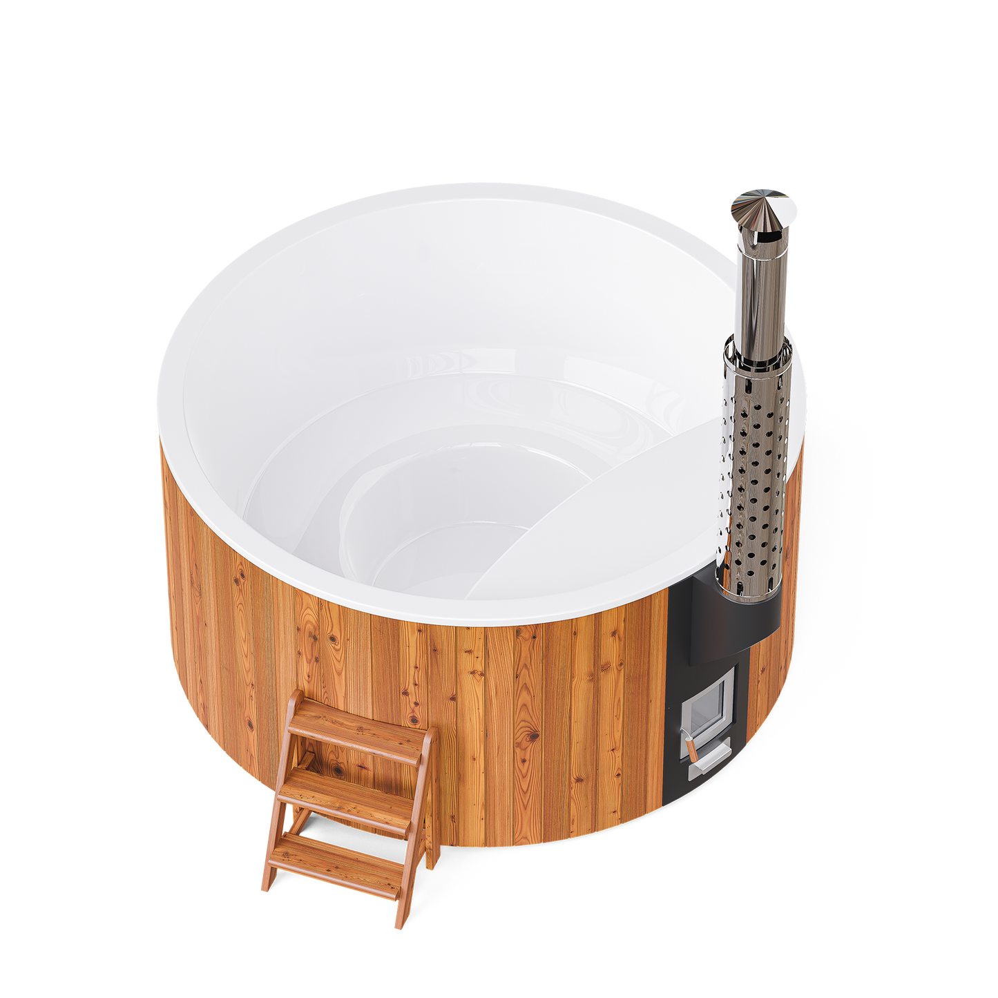Polar Spa Elite 220 Wood Fired 35kW Stove 6-8 Person Hot Tub