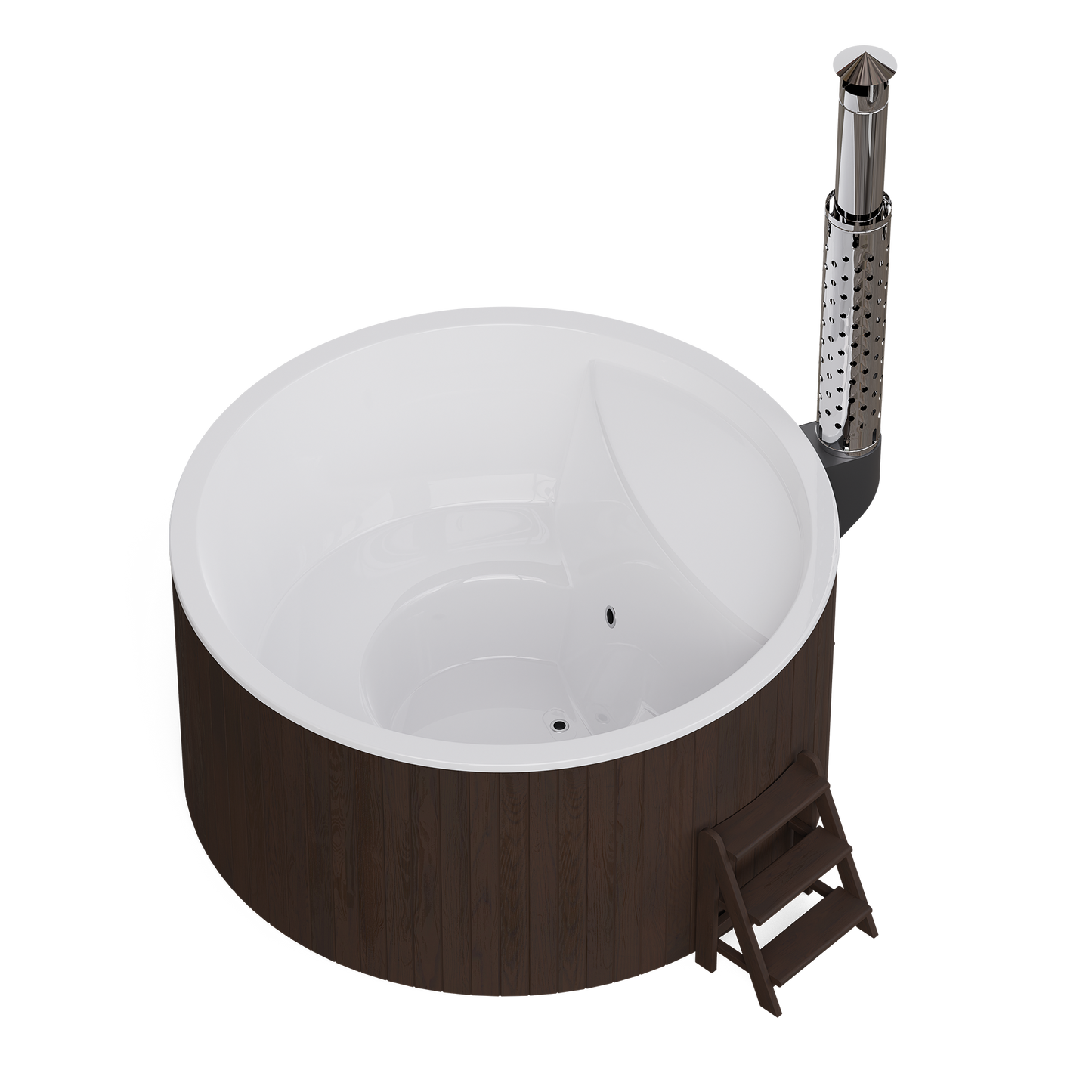 Polar Spa Elite 220 Wood Fired 35kW Stove 6-8 Person Hot Tub