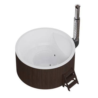 Polar Spa Elite 220 Wood Fired 35kW Stove 6-8 Person Hot Tub