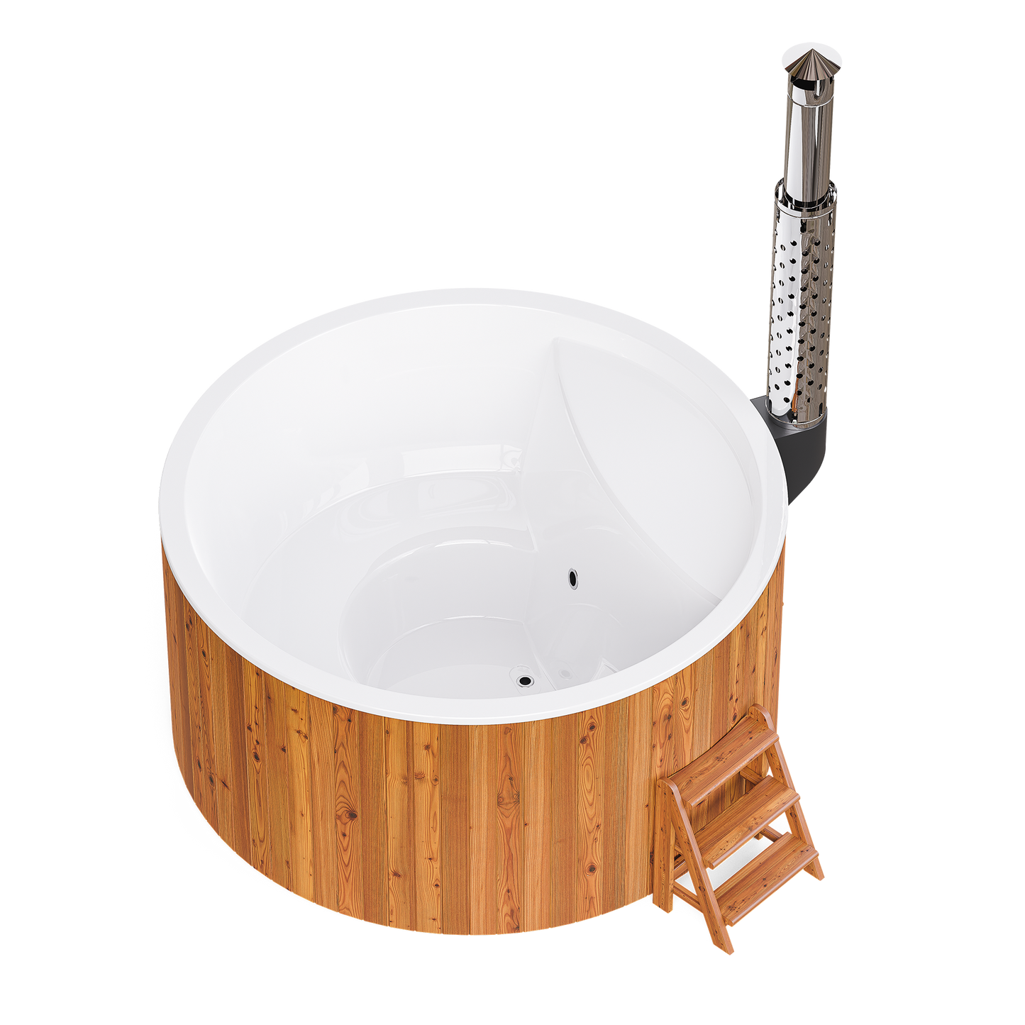 Polar Spa Elite 220 Wood Fired 35kW Stove 6-8 Person Hot Tub
