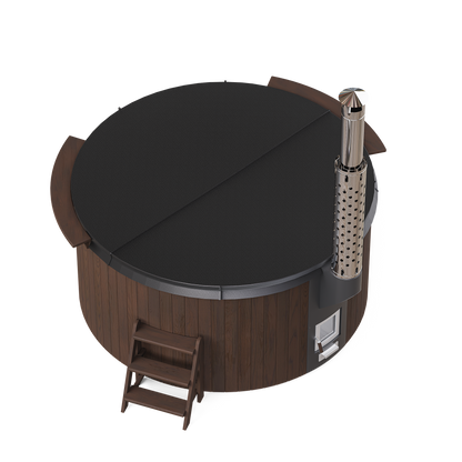 Polar Spa Elite 220 Wood Fired 35kW Stove 6-8 Person Hot Tub