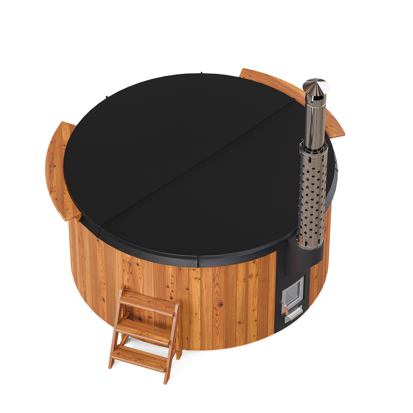 Polar Spa Elite 220 Wood Fired 35kW Stove 6-8 Person Hot Tub