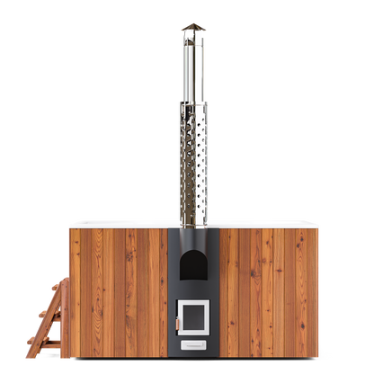 Polar Spa Elite Quattro 200 Wood Fired 35kW Stove 6-8 Person Hot Tub