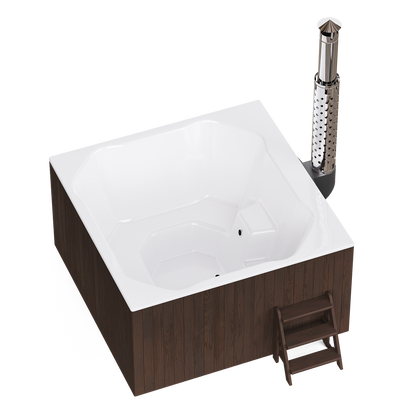 Polar Spa Elite Quattro 200 Wood Fired 35kW Stove 6-8 Person Hot Tub