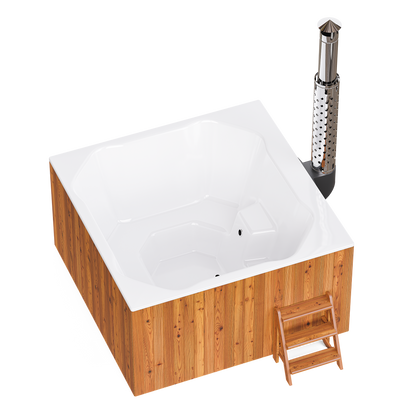 Polar Spa Elite Quattro 200 Wood Fired 35kW Stove 6-8 Person Hot Tub