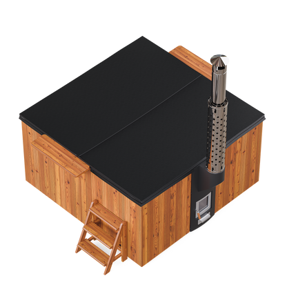 Polar Spa Elite Quattro 200 Wood Fired 35kW Stove 6-8 Person Hot Tub