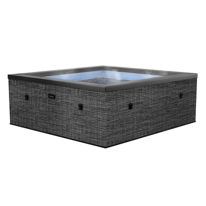 Garda 4/6-Person Eco Foam Hot Tub with Built-In Integrated Heater Plug and Play