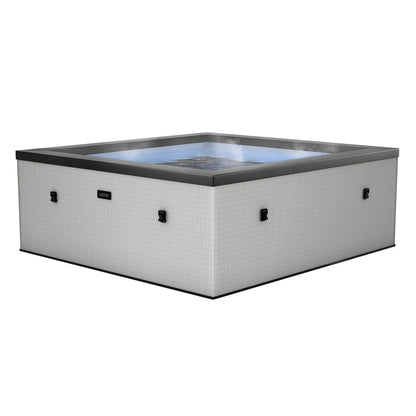 Garda 4/6-Person Eco Foam Hot Tub with Built-In Integrated Heater Plug and Play