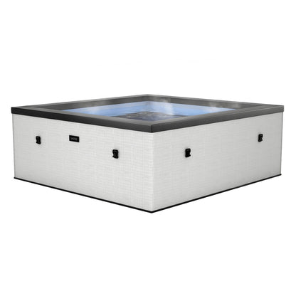 Garda 4/6-Person Eco Foam Hot Tub with Built-In Integrated Heater Plug and Play