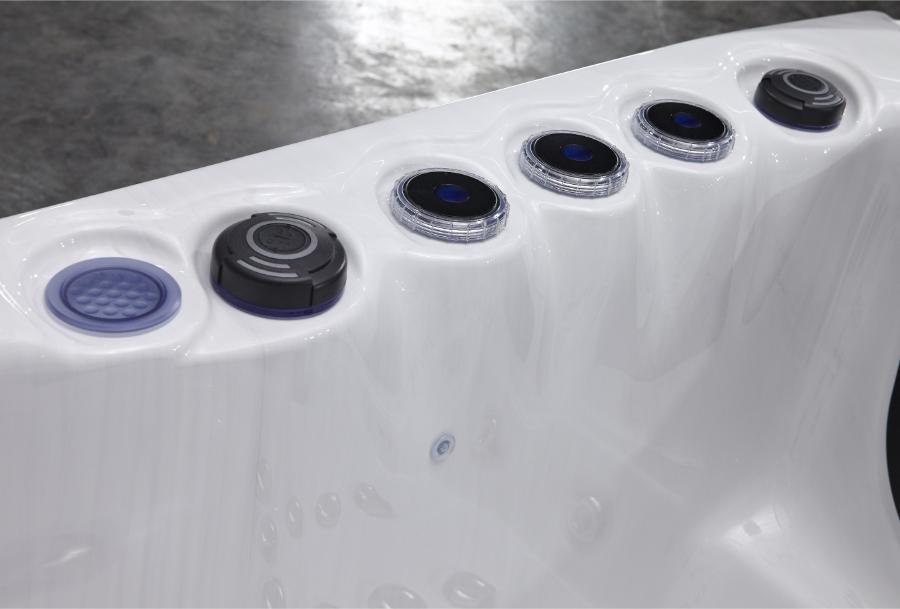 Platinum Spas 4-6 Person Hot Tub 32 Amp | Bluetooth Speakers, Ozone Water Care, 59 Jets, Lounger