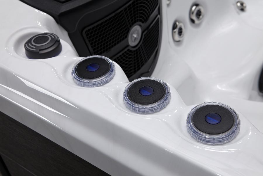 Platinum Spas 4-6 Person Hot Tub 32 Amp | Bluetooth Speakers, Ozone Water Care, 59 Jets, Lounger