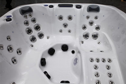 Nova 4-6 Person Hot Tub 32 Amp | Bluetooth Speakers, Ozone Water Care, 59 Jets, Lounger