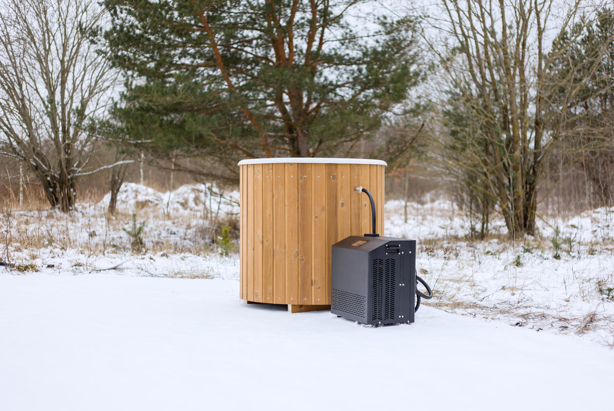 Fibreglass Wooden Ice bath | 1 Person Recovery Cold Plunge