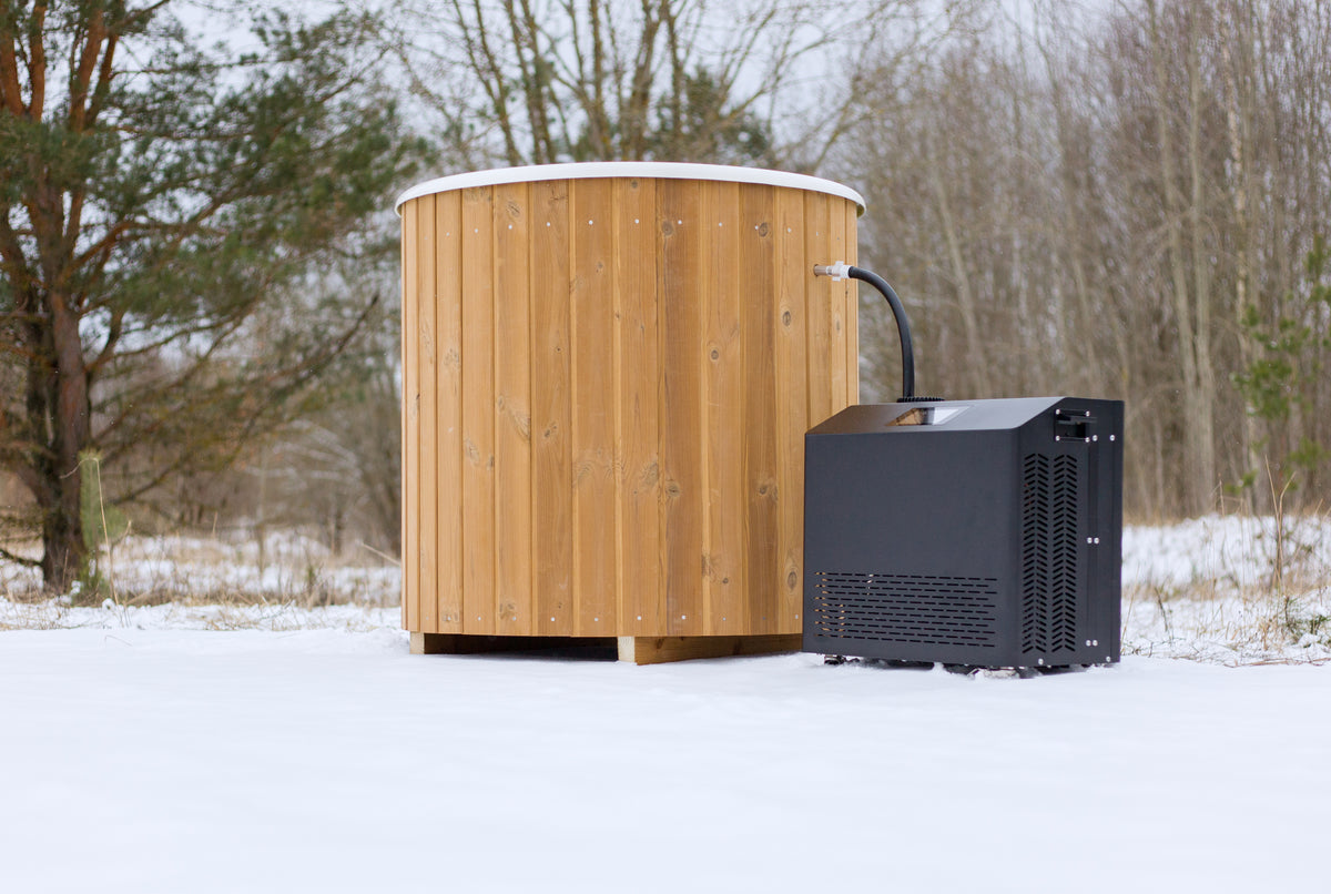 Fibreglass Wooden Ice bath | 1 Person Recovery Cold Plunge