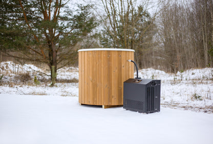 Fibreglass Wooden Ice bath | 1 Person Recovery Cold Plunge