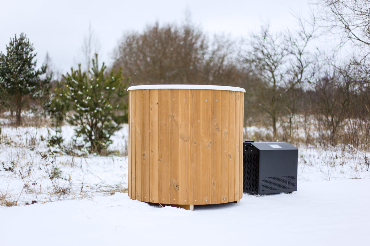 Fibreglass Wooden Ice bath | 1 Person Recovery Cold Plunge
