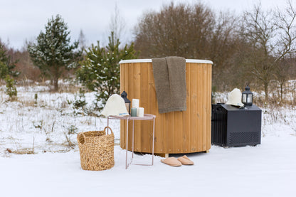 Fibreglass Wooden Ice bath | 1 Person Recovery Cold Plunge