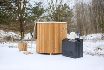 Fibreglass Wooden Ice bath | 1 Person Recovery Cold Plunge