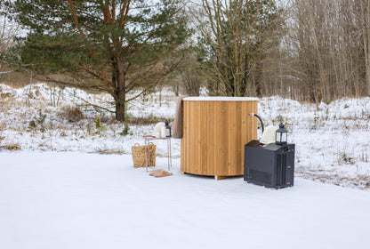Fibreglass Wooden Ice bath | 1 Person Recovery Cold Plunge