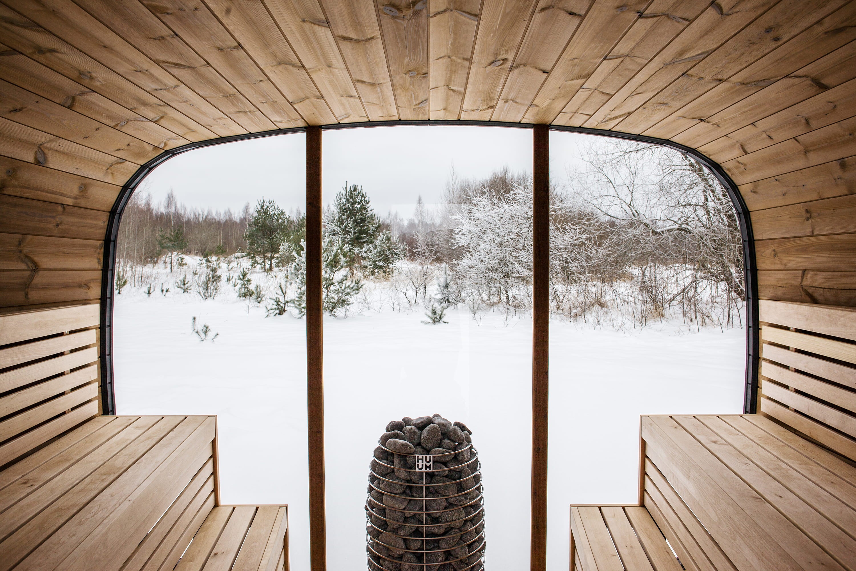 Vision Oval Black Sauna | Wood Fired or Electric Premium Outdoor Sauna