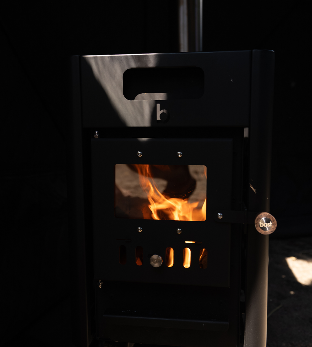 Bast Näver Basic Portable Sauna Tent | 4–6 Person Pop-Up Outdoor Sauna with Wood Stove