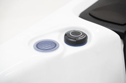 Solace Trio 2-3 Person Hot Tub 13 Amp | Bluetooth Speakers, Ozone Water Care, 26 Jets, Lounger