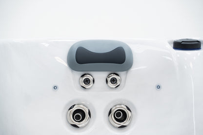 Solace Trio 2-3 Person Hot Tub 13 Amp | Bluetooth Speakers, Ozone Water Care, 26 Jets, Lounger