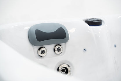 Solace Trio 2-3 Person Hot Tub 13 Amp | Bluetooth Speakers, Ozone Water Care, 26 Jets, Lounger