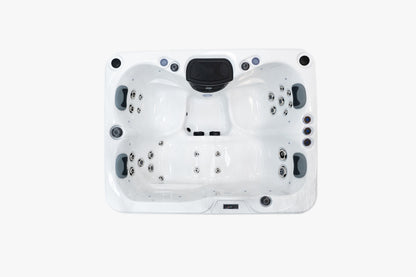 Solace Trio 2-3 Person Hot Tub 13 Amp | Bluetooth Speakers, Ozone Water Care, 26 Jets, Lounger