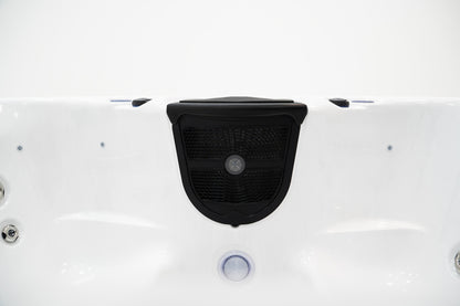 Solace Trio 2-3 Person Hot Tub 13 Amp | Bluetooth Speakers, Ozone Water Care, 26 Jets, Lounger