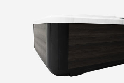 Solace Trio 2-3 Person Hot Tub 13 Amp | Bluetooth Speakers, Ozone Water Care, 26 Jets, Lounger