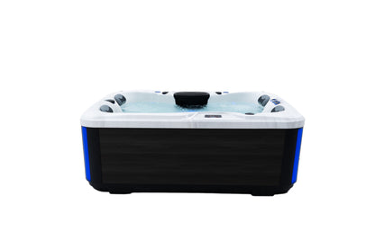 Solace Trio 2-3 Person Hot Tub 13 Amp | Bluetooth Speakers, Ozone Water Care, 26 Jets, Lounger