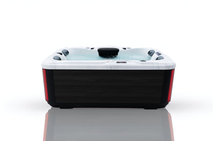 Solace Trio 2-3 Person Hot Tub 13 Amp | Bluetooth Speakers, Ozone Water Care, 26 Jets, Lounger