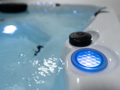 Mirage 4-5 Person Hot Tub 13 Amp | Bluetooth Speakers, Ozone Water Care, 27 Jets, 2 Loungers