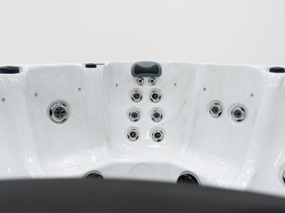 Mirage 4-5 Person Hot Tub 13 Amp | Bluetooth Speakers, Ozone Water Care, 27 Jets, 2 Loungers