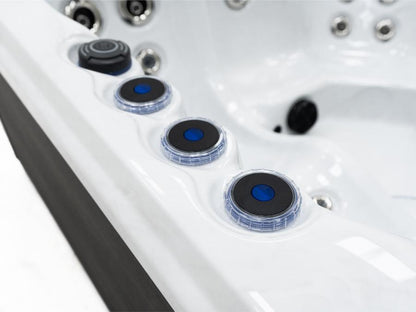 Mirage 4-5 Person Hot Tub 13 Amp | Bluetooth Speakers, Ozone Water Care, 27 Jets, 2 Loungers