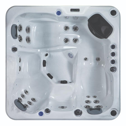 Mirage 4-5 Person Hot Tub 13 Amp | Bluetooth Speakers, Ozone Water Care, 27 Jets, 2 Loungers