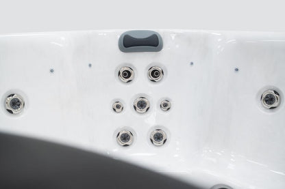 Horizon 4-6 Person Hot Tub 13 Amp | Bluetooth Speakers, Ozone Water Care, 28 Jets, Lounger