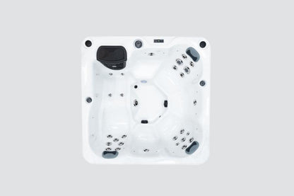 Horizon 4-6 Person Hot Tub 13 Amp | Bluetooth Speakers, Ozone Water Care, 28 Jets, Lounger