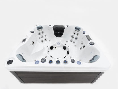 Aurora XL 6-7 Person Hot Tub 32 Amp | Bluetooth Speakers, Ozone Water Care, 59 Jets