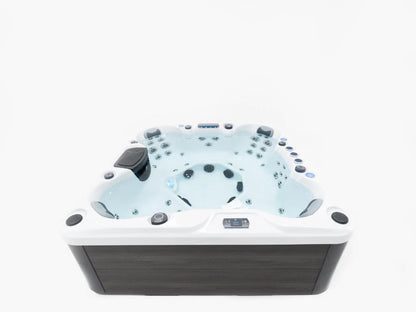 Aurora XL 6-7 Person Hot Tub 32 Amp | Bluetooth Speakers, Ozone Water Care, 59 Jets