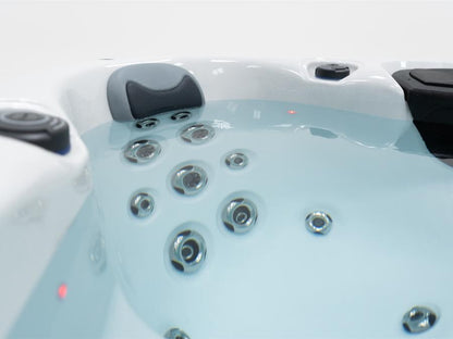 Aurora XL 6-7 Person Hot Tub 32 Amp | Bluetooth Speakers, Ozone Water Care, 59 Jets