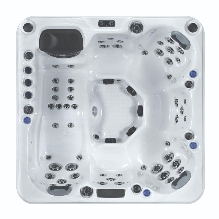 Platinum Spas 4-6 Person Hot Tub 32 Amp | Bluetooth Speakers, Ozone Water Care, 59 Jets, Lounger
