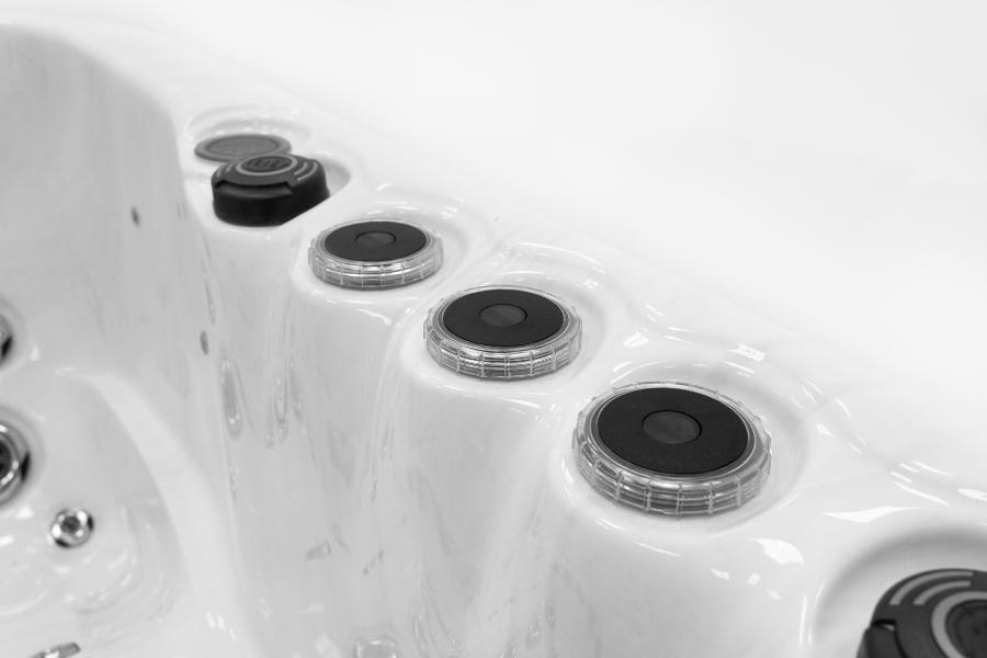 Platinum Spas 4-6 Person Hot Tub 32 Amp | Bluetooth Speakers, Ozone Water Care, 59 Jets, Lounger