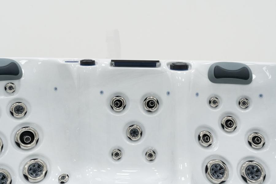 Platinum Spas 4-6 Person Hot Tub 32 Amp | Bluetooth Speakers, Ozone Water Care, 59 Jets, Lounger