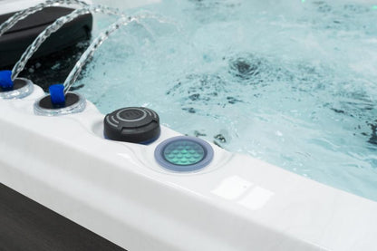Nova 4-6 Person Hot Tub 32 Amp | Bluetooth Speakers, Ozone Water Care, 59 Jets, Lounger