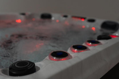 Nova 4-6 Person Hot Tub 32 Amp | Bluetooth Speakers, Ozone Water Care, 59 Jets, Lounger
