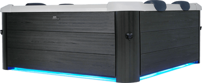 MSpa Oslo Plus 6 Person Rigid Wall Hot Tub with Hydro Jets, UVC, Ozone & LED | Plug and Play Hot Tub
