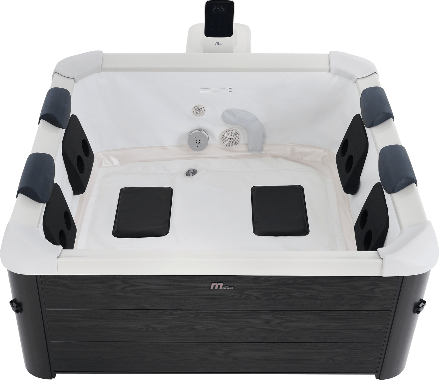 MSpa Oslo Hard Shell Portable Plug and Play 4-6 Person Hot Tub
